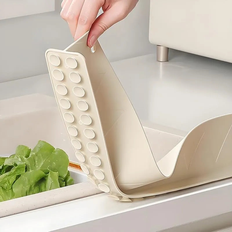 16 Inch Silicone Sink Splash Guard – Double Suction Grip