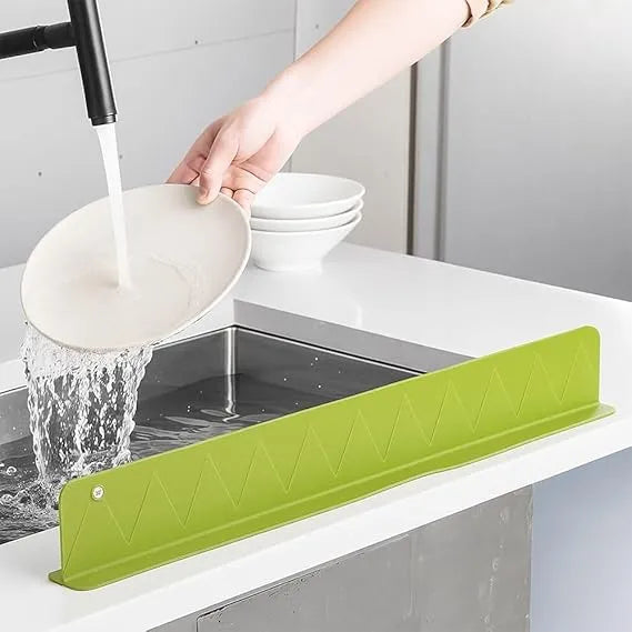 16 Inch Silicone Sink Splash Guard – Double Suction Grip